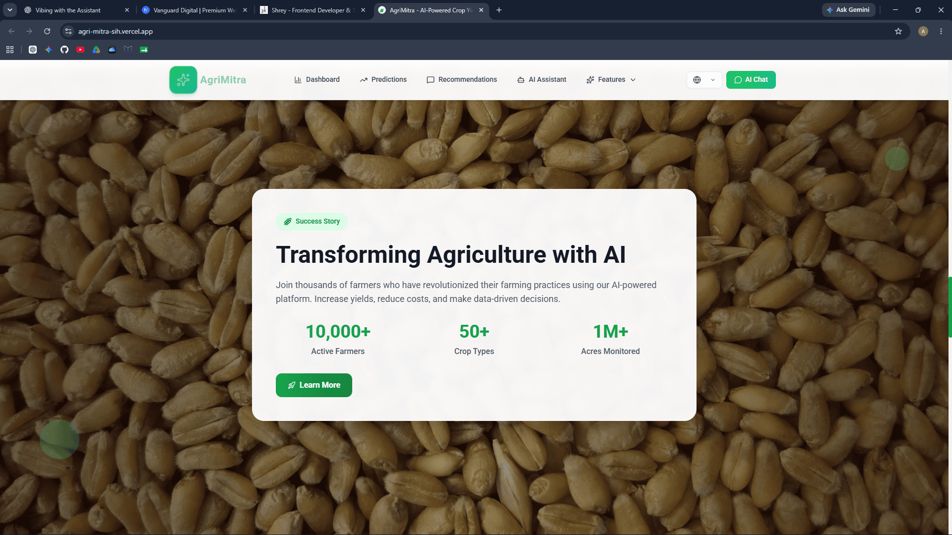 AgriMitra Dashboard